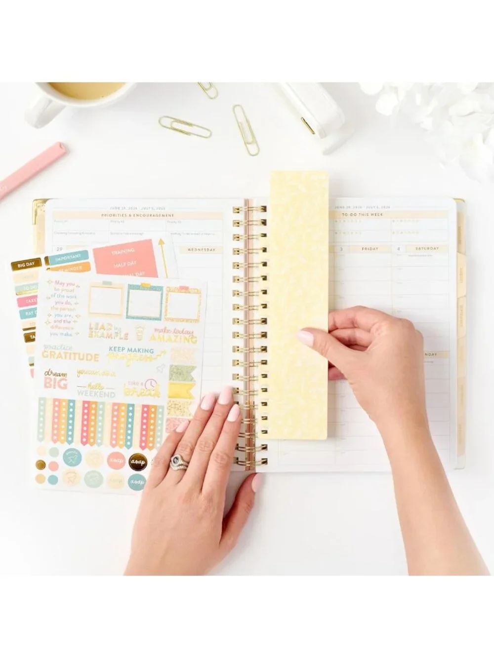 2026-2027 Work Planner | 12-Month Weekly Calendar | Budget & Goal Tracker